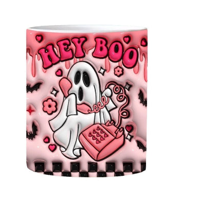 Halloween Pumpkin Ceramic Mug – Festive Holiday Coffee Cup 350ml Goeverz