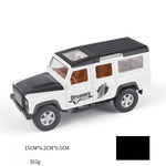 Model of a Land Rover Discovery on a white background