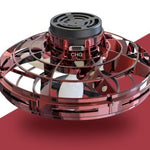 Red and black circular device with 'CHG' branding on a red background