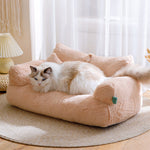 Goeverz Winter Cat Nest – Warm Plush Sofa Bed for Cats Goeverz