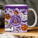 Halloween Pumpkin Ceramic Mug – Festive Holiday Coffee Cup 350ml Goeverz